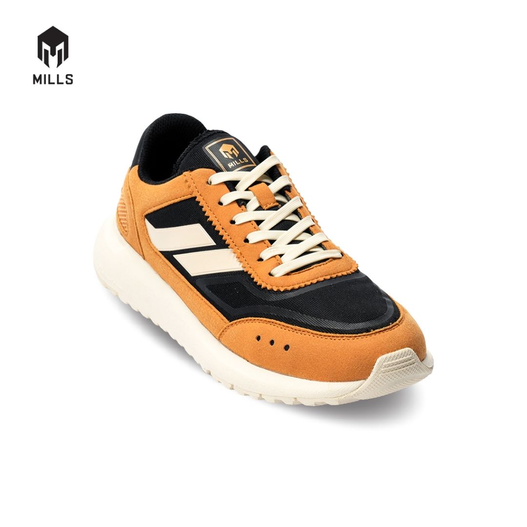 MILLS Sepatu Ultras Clasica Black / Orange / Broken White 9700207