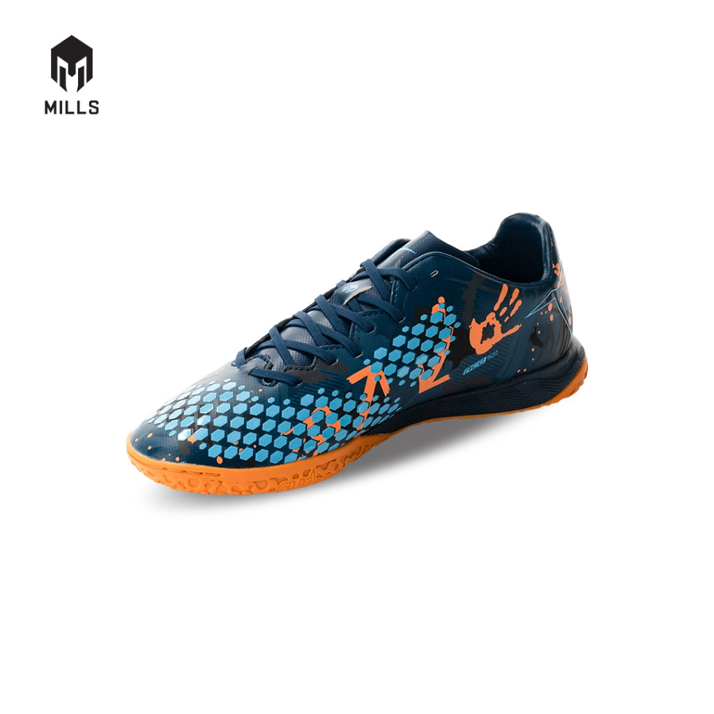 MILLS Sepatu Futsal TRITON Deisler 1.1 Prime In Insigna Doodles / Orange 9402356