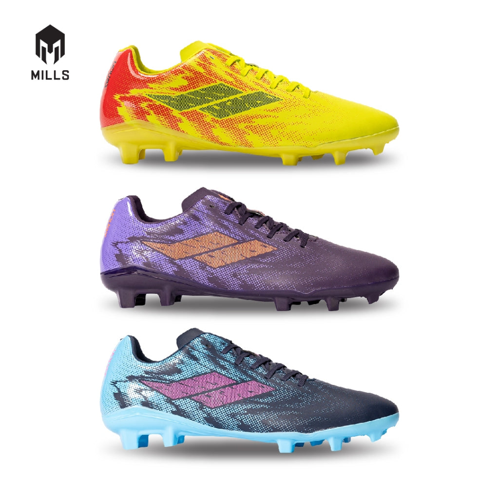 MILLS Sepatu Sepakbola Xenon FG Purple / Orange 9302303