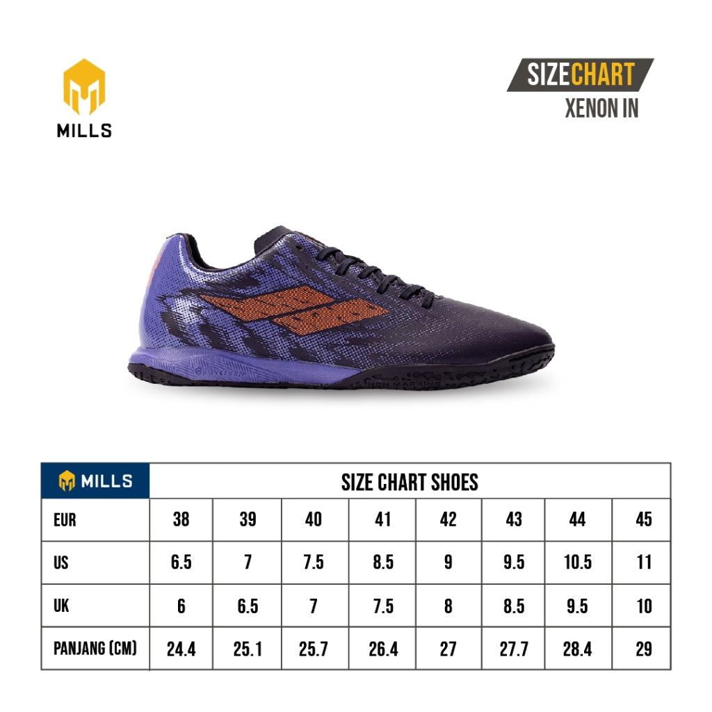 MILLS Sepatu Futsal Xenon In DK. Blue / LT. Blue 9401631