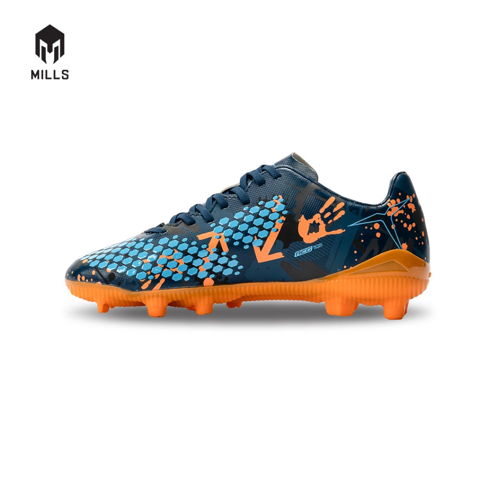 MILLS Sepatu Sepakbola TRITON Deisler 1.1 JR FG Insigna Doodles / Orange 9200402