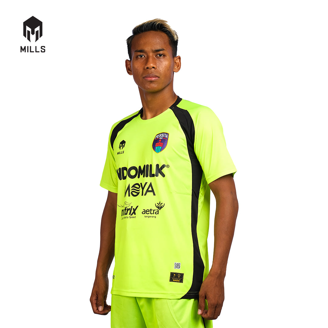 MILLS Persita FC Away Jersey GK Player Issue 1266TG Green Stabilo