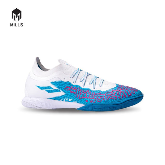 MILLS Sepatu Futsal Triton Genome Elite IN Wht/Oc.Blue/Pink 9402604