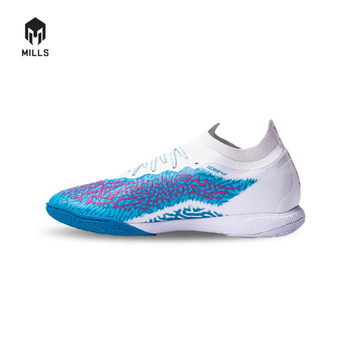 MILLS Sepatu Futsal Triton Genome Elite IN Wht/Oc.Blue/Pink 9402604