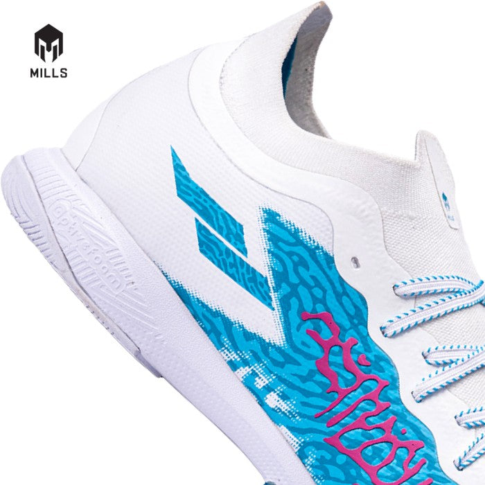 MILLS Sepatu Futsal Triton Genome Elite IN Wht/Oc.Blue/Pink 9402604