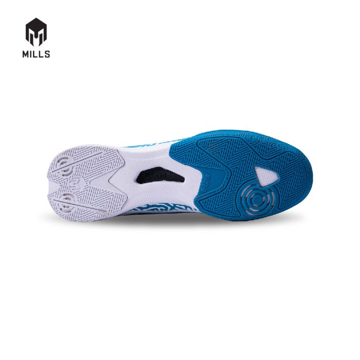 MILLS Sepatu Futsal Triton Genome Elite IN Wht/Oc.Blue/Pink 9402604