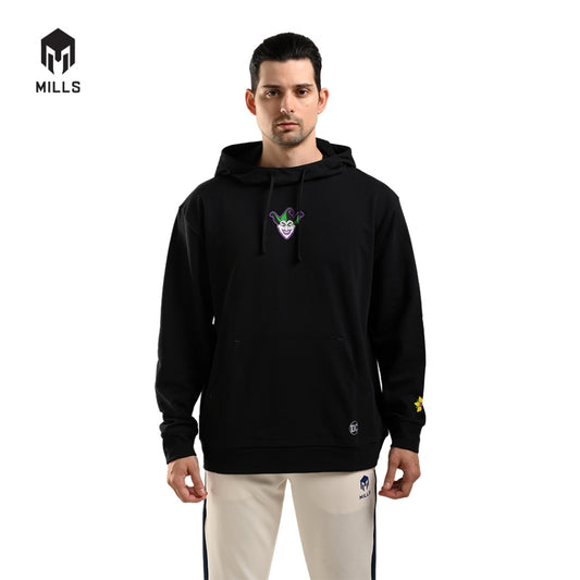 MILLS Joker Jaket Olahraga Hoodie Jacket Black 31010DC