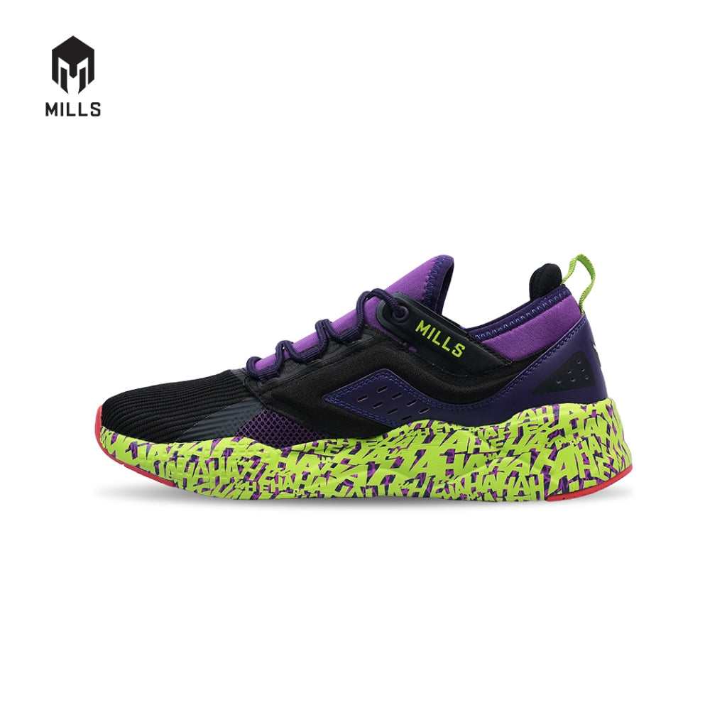 MILLS Sepatu Revolt Beta HAHAHA Neon. Green / DK. Purple 9701701