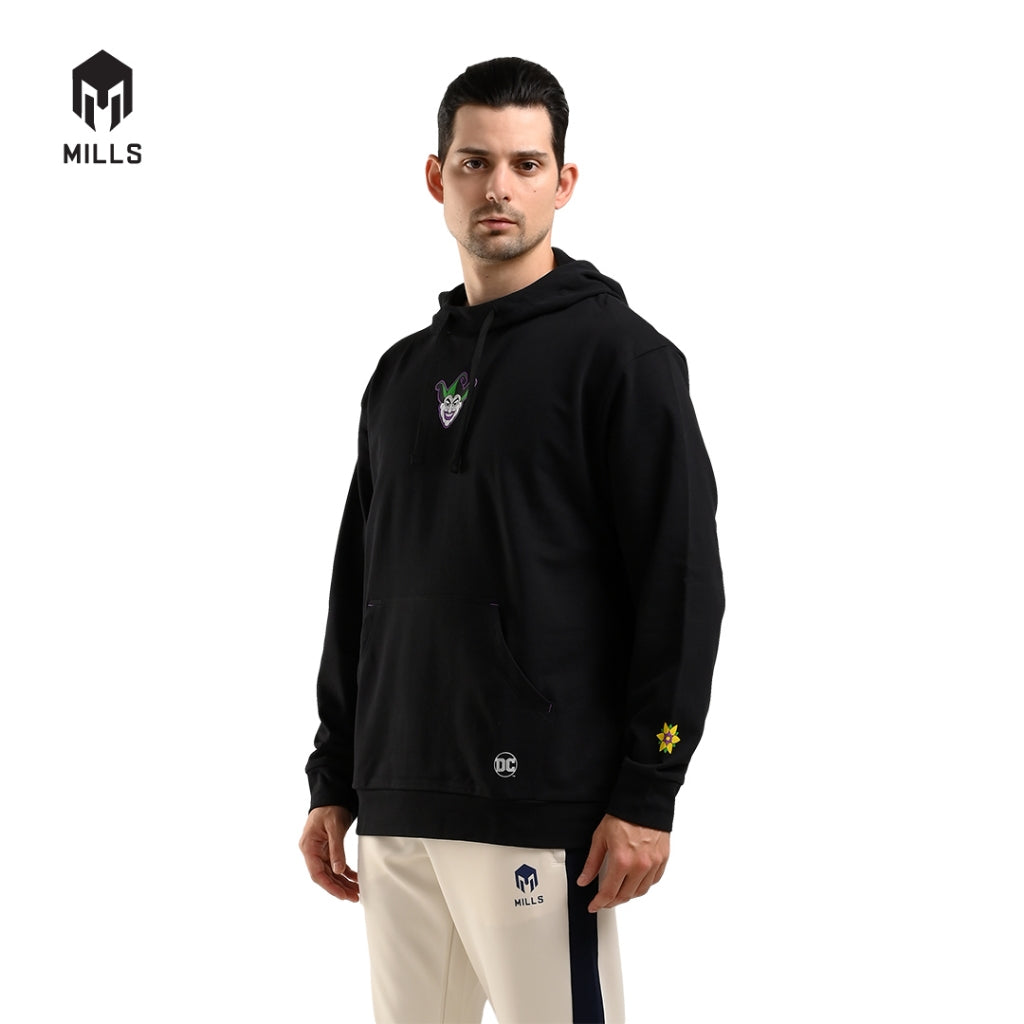 MILLS Joker Jaket Olahraga Hoodie Jacket Black 31010DC