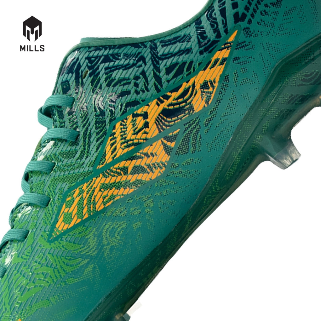 MILLS Sepatu Sepakbola Xyclops Shade FG Green/Yellow 9301803