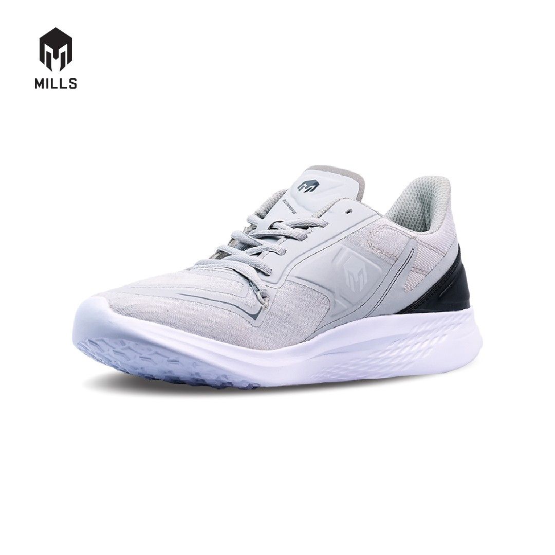 MILLS Sepatu Lari Running Shoes Treximo Omega LT. Grey / Black 9100108