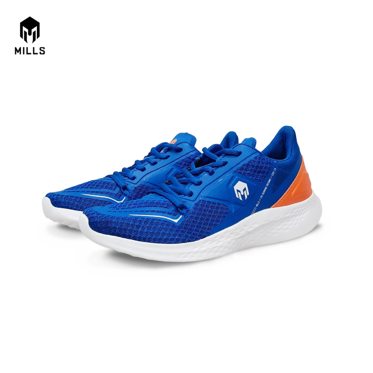 MILLS SEPATU LARI RUNNING SHOES TREXIMO OMEGA OCEAN BLUE/ORANGE 9100104