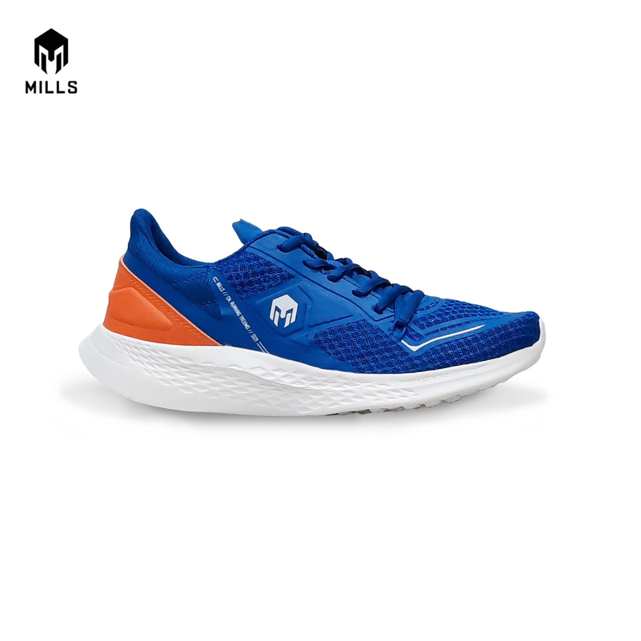 MILLS SEPATU LARI RUNNING SHOES TREXIMO OMEGA OCEAN BLUE/ORANGE 9100104