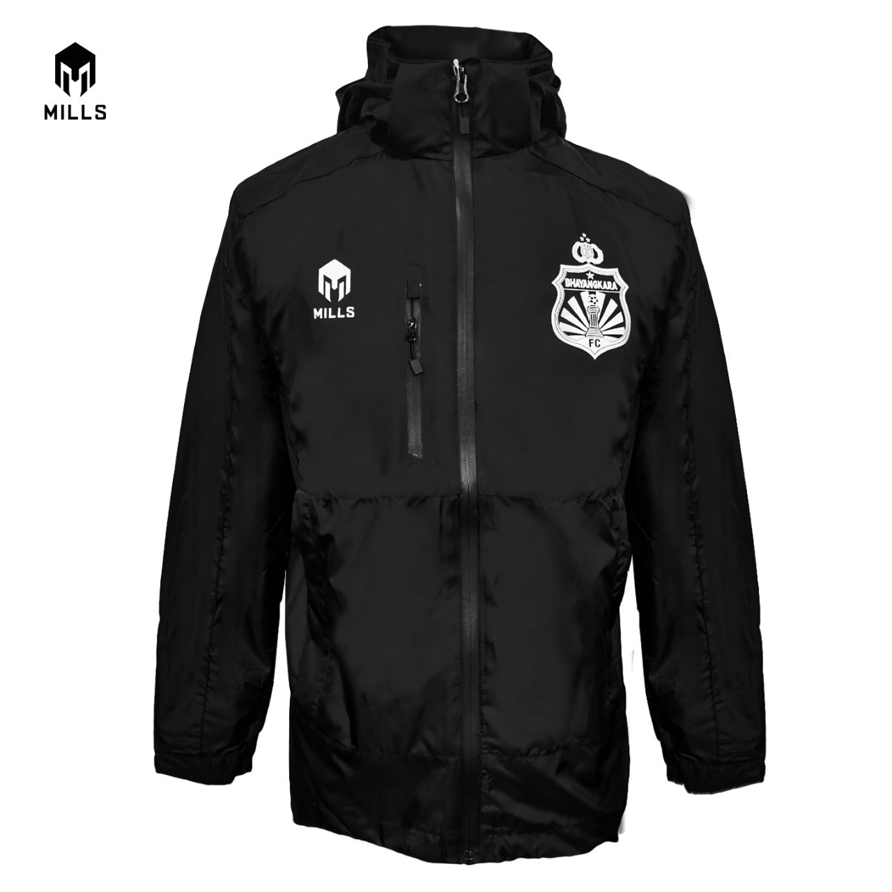 MILLS JAKET BHAYANGKARA FC RAIN COAT BLACK 15002BFC