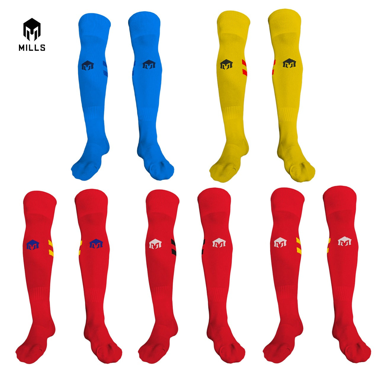 MILLS KAOS KAKI OLAHRAGA SEPAKBOLA FUTSAL SOCCER SOCK A1 1006 ( 2 SIZE ) VC 1