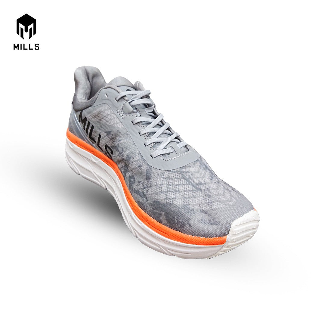 Mills Sepatu Enermax Cushion Grey / Orange / White 9101003
