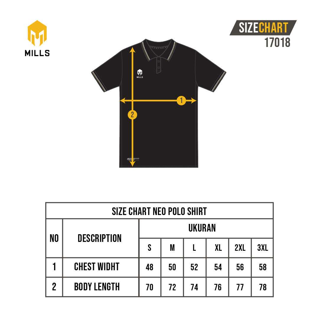 MILLS POLO SHIRT SPORT STYLE NEO 17018