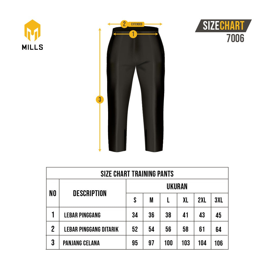 MILLS CELANA TRAINING CORE LONG PANTS ALPHA VARSITY 7006