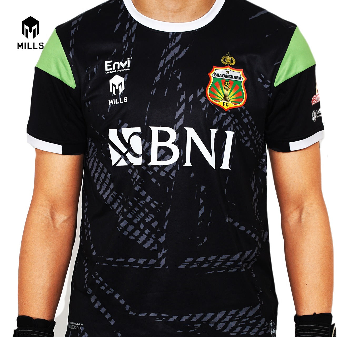 MILLS BHAYANGKARA FC GK HOME JERSEY BLACK 1067BFC