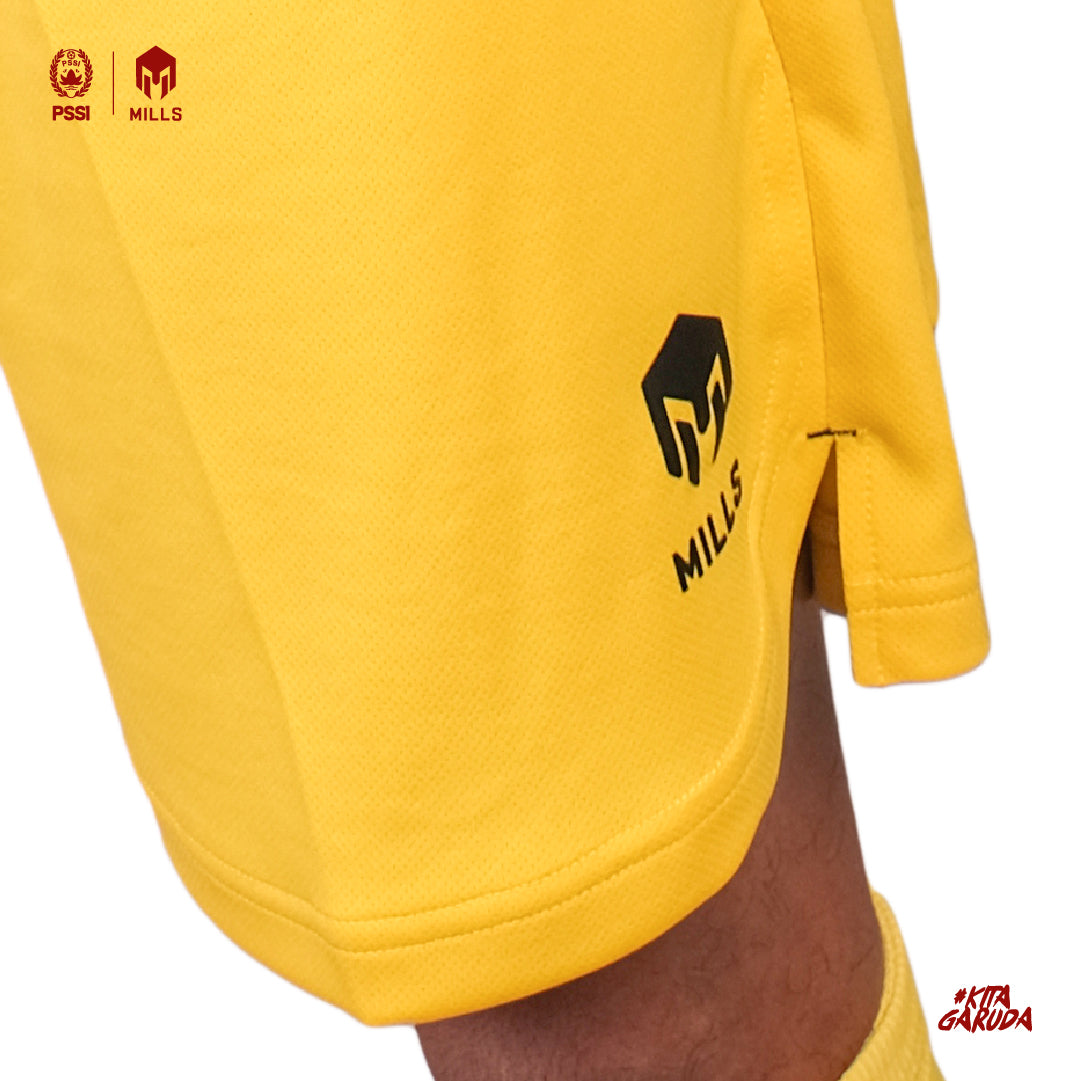 MILLS CELANA TIMNAS INDONESIA FOOTBAL SHORT AWAY GK 3114INA YELLOW