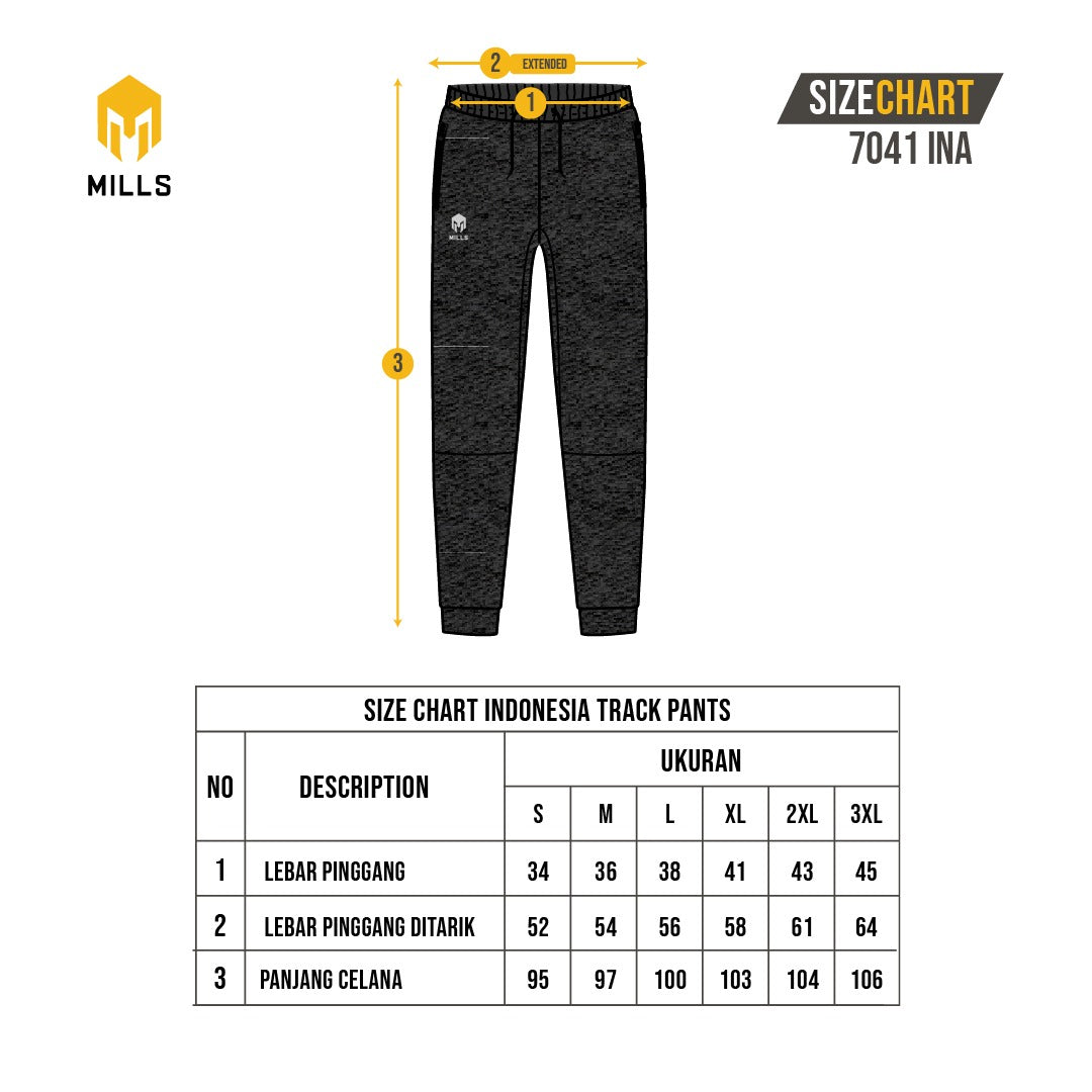 MILLS INDONESIA TRACK PANTS 7041INA