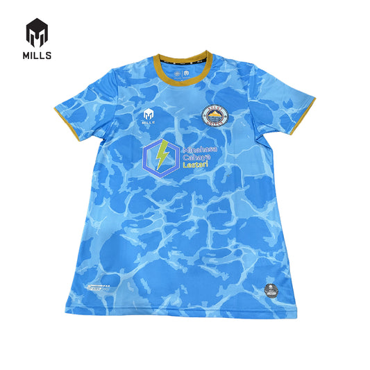 MILLS SULUT UNITED FC HOME JERSEY PLAYER ISSUE 1163SUFC LIGHT BLUE