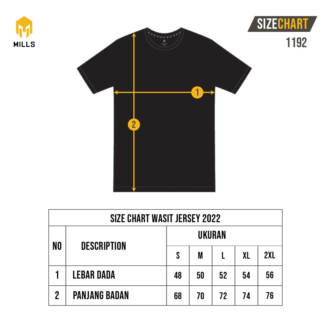 MILLS FOOTBALL JERSEY WASIT 1192