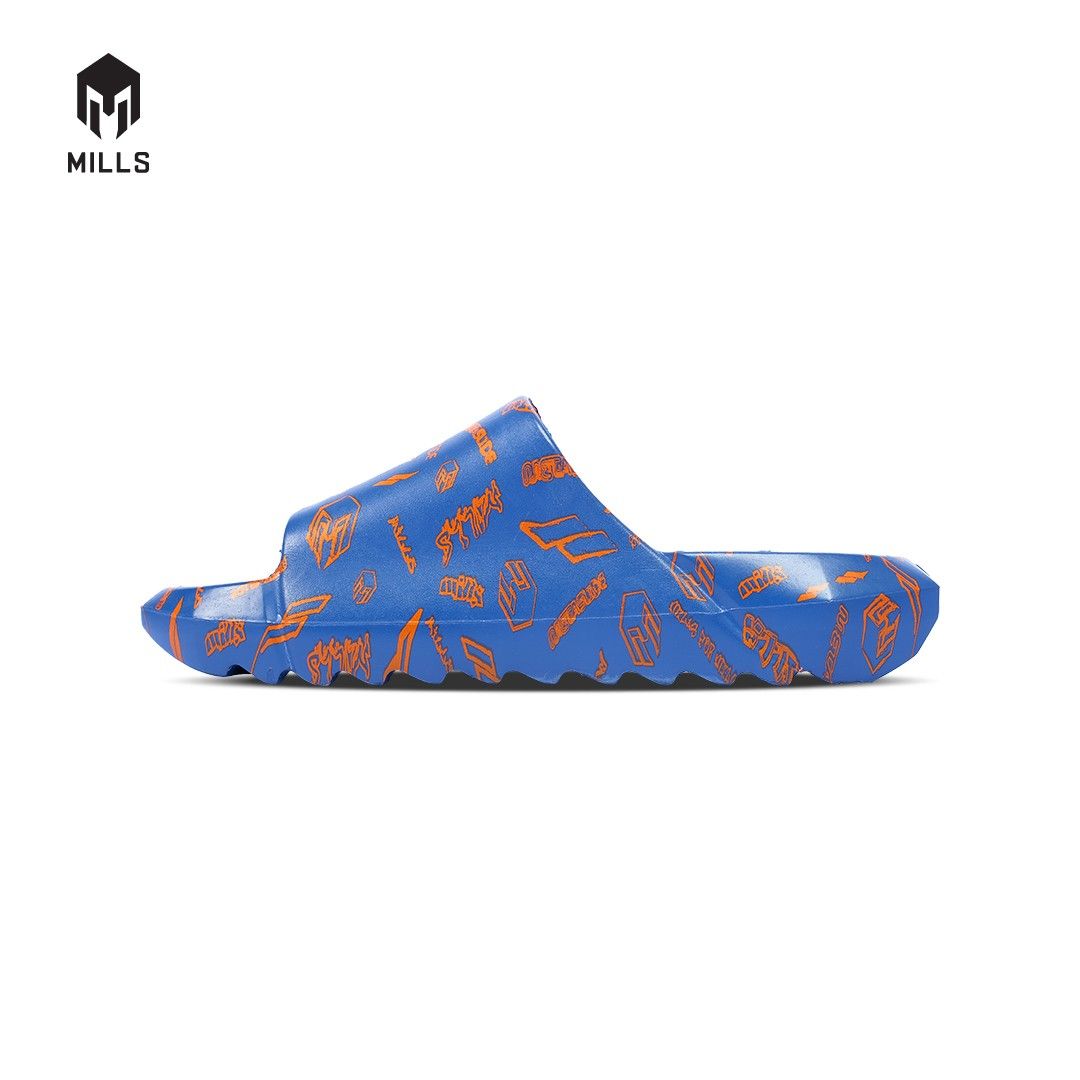 MILLS Sandal Metaslide Graffiti Navy / Orange 9900801