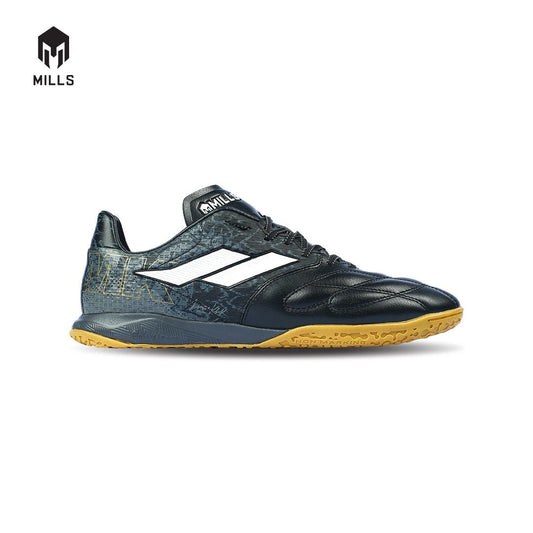 MILLS Sepatu Futsal Astro Spartan MK Prime In Black / Dk. Grey / Gold 9403002