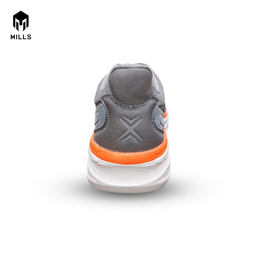 Mills Sepatu Lari Running Shoes Enermax Cushion Grey / Orange / White 9101003