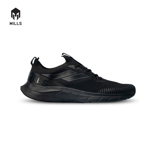 MILLS Sepatu Lari Running Shoes Treximo Enerlite Black 9102001