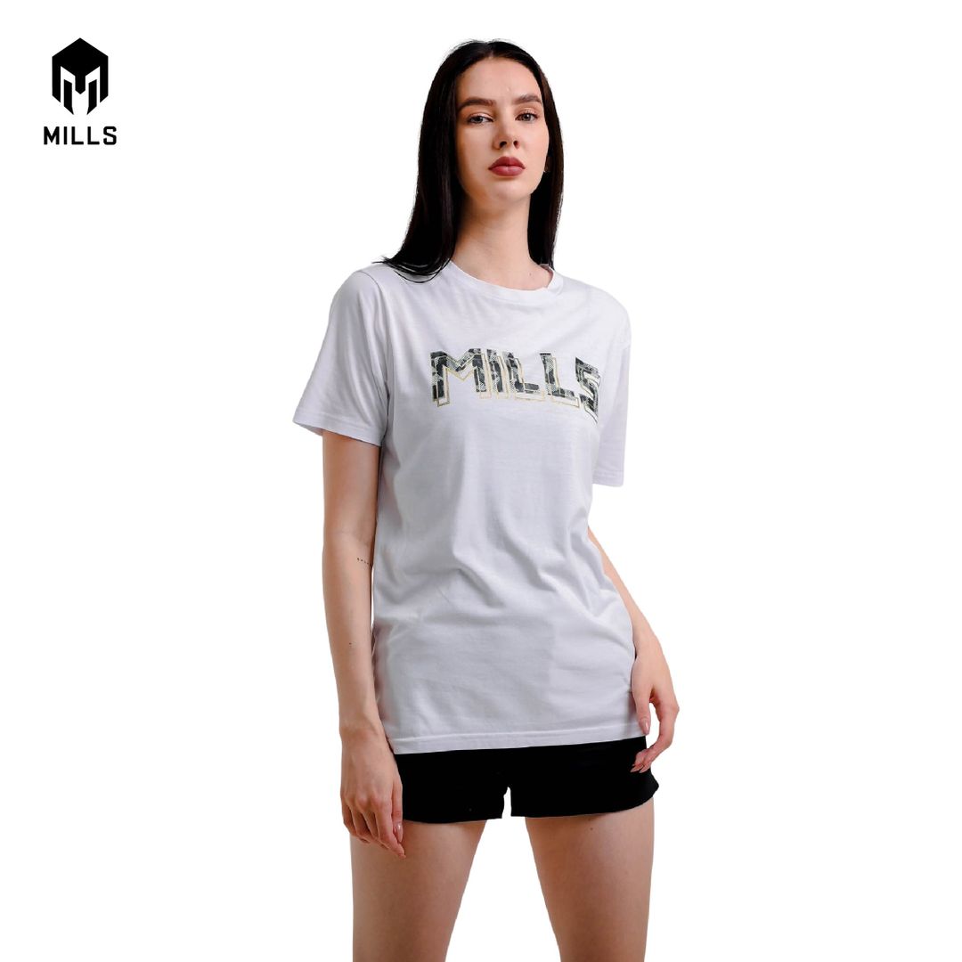 MILLS Kaos Oblong Katun Cotton T-Shirt Cruve 29025