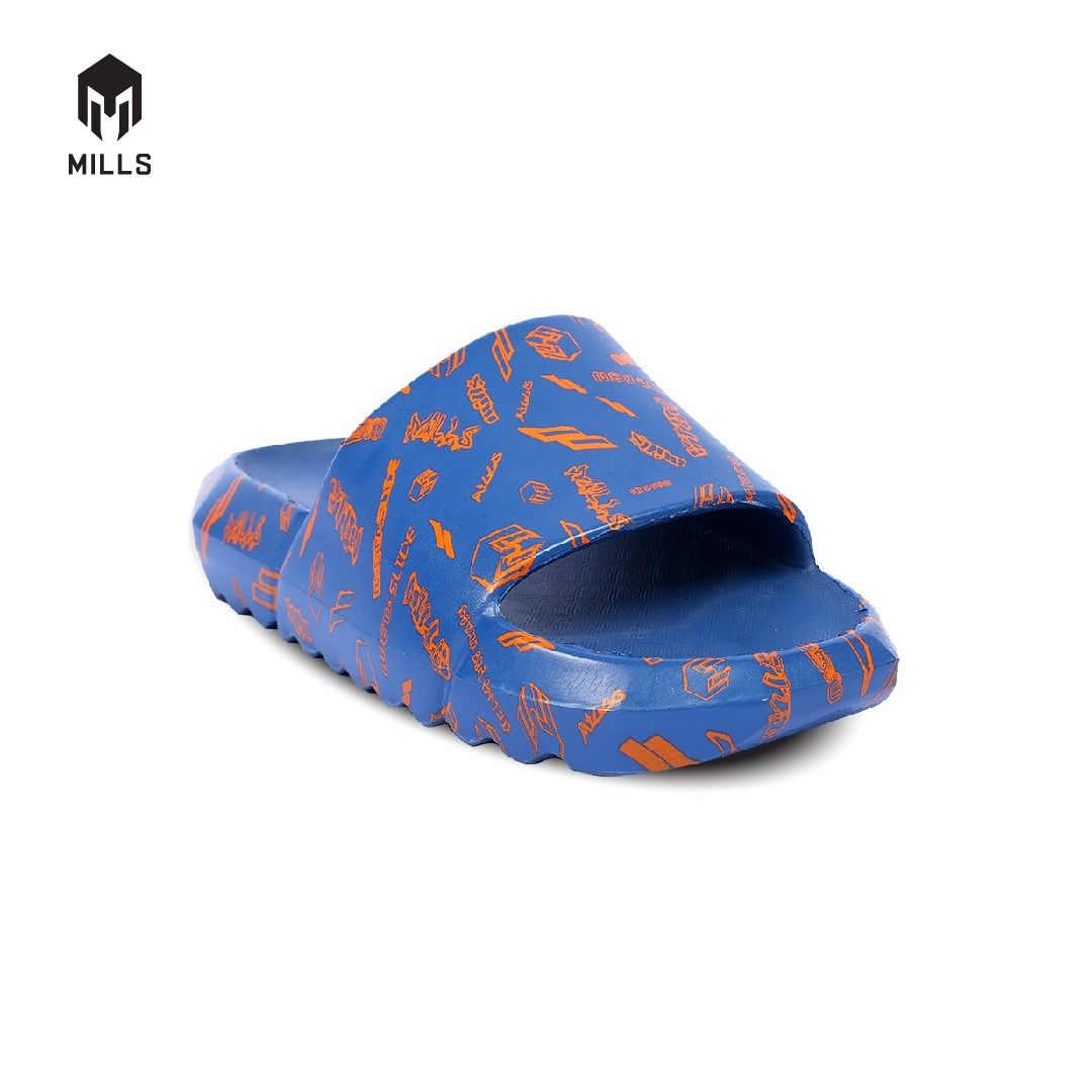 MILLS Sandal Metaslide Graffiti Navy / Orange 9900801