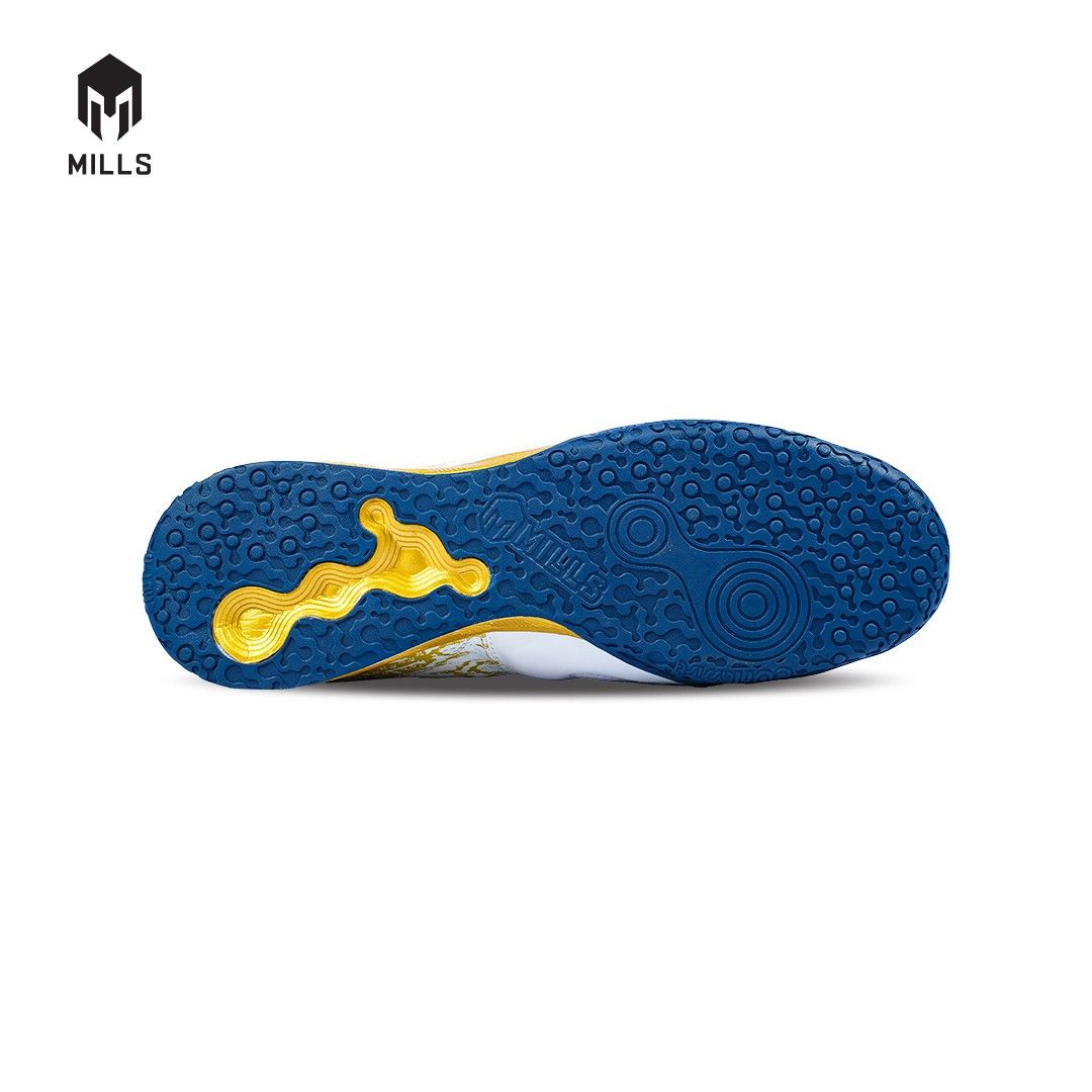 MILLS Sepatu Futsal Astro Spartan MK Prime In White / Gold / Navy 9403001