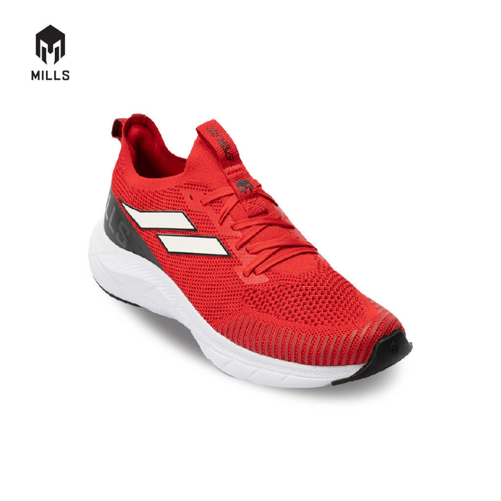 MILLS Sepatu Lari Running Shoes Treximo Enerlite Red / Black / White 9102005